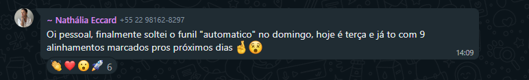 Depoimento de aluno Merakki