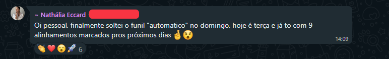 Depoimento de aluno Merakki