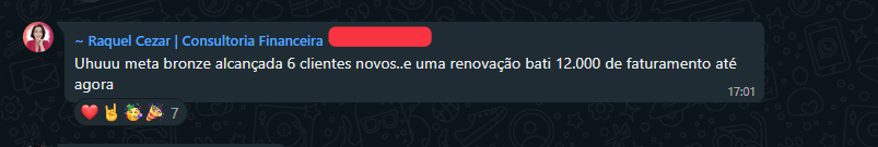 Depoimento de aluno Merakki